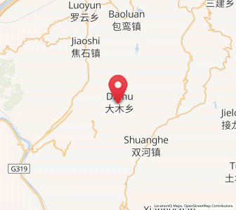 Map of Damu, Chongqing