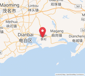 Map of Danchang, Guangdong