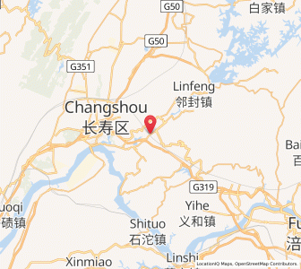 Map of Dandu, Chongqing