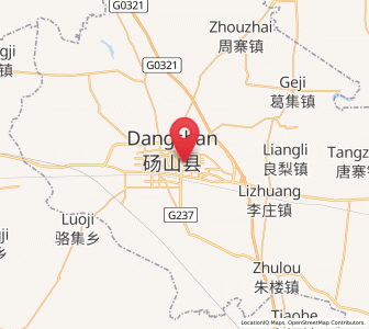 Map of Dangcheng, Anhui