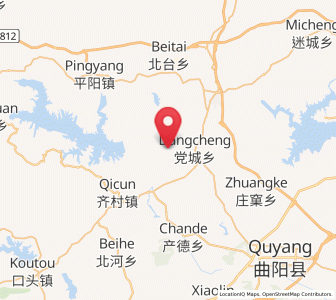 Map of Dangcheng, Hebei