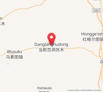 Map of Danglang Hudong, Inner Mongolia