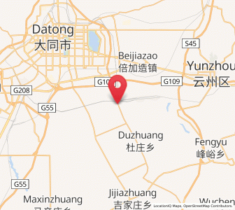 Map of Dangliuzhuang, Shanxi