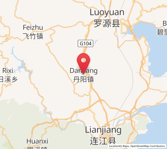 Map of Danyang, Fujian