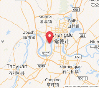 Map of Danzhou, Hunan