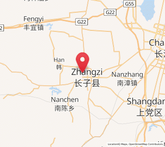 Map of Danzhu, Shanxi