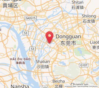 Map of Daojiao, Guangdong
