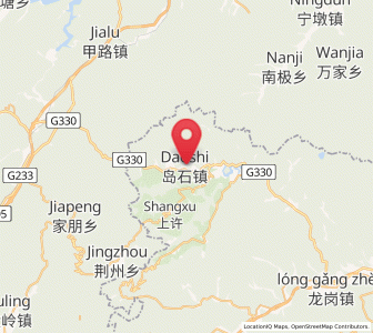 Map of Daoshi, Zhejiang