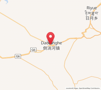 Map of Daotanghe, Qinghai