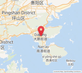 Map of Dapeng, Guangdong