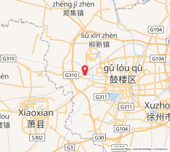 Map of Dapeng, Jiangsu