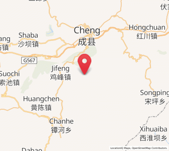 Map of Daping, Gansu