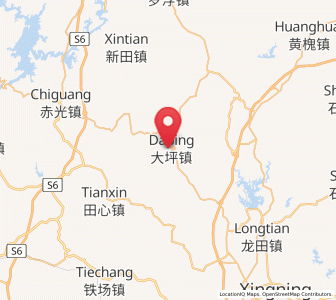 Map of Daping, Guangdong