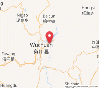 Map of Daping, Guizhou