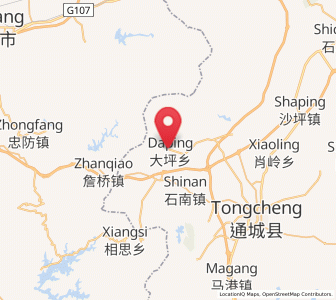 Map of Daping, Hubei