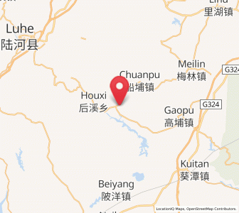 Map of Daping, Guangdong