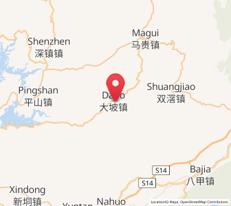Map of Dapo, Guangdong