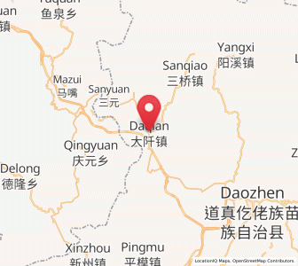 Map of Daqian, Guizhou