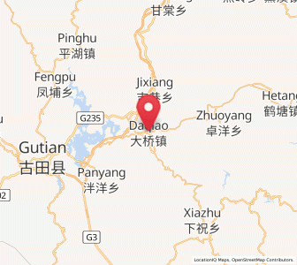 Map of Daqiao, Fujian