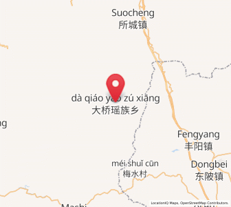 Map of Daqiao, Hunan