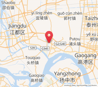 Map of Daqiao, Jiangsu