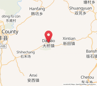 Map of Daqiao, Jiangxi