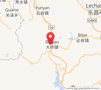 Map of Daqiao, Guangdong