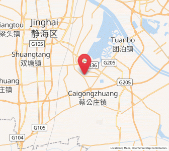 Map of Daqiuzhuang, Tianjin
