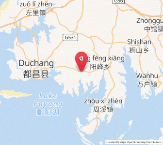 Map of Dasha, Jiangxi
