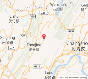 Map of Dasheng, Chongqing