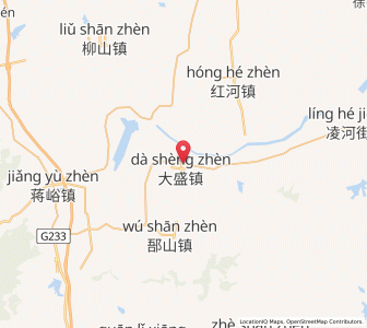 Map of Dasheng, Shandong