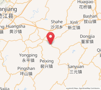 Map of Dashi, Chongqing