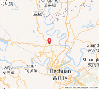 Map of Dashi, Chongqing