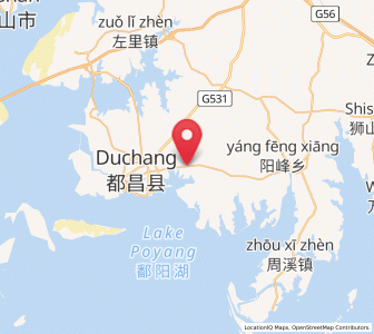 Map of Dashu, Jiangxi