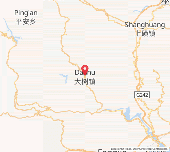 Map of Dashu, Chongqing