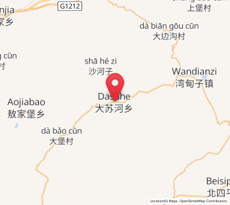 Map of Dasuhe, Liaoning