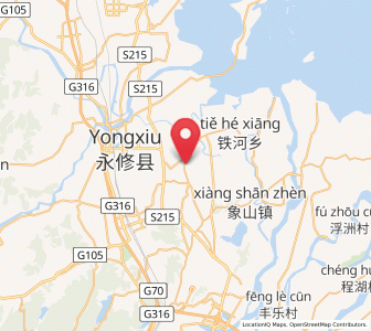 Map of Datangping, Jiangxi