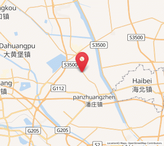 Map of Datangzhuang, Tianjin