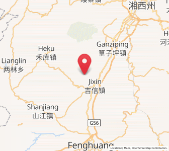 Map of Datian, Hunan