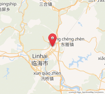 Map of Datian, Zhejiang
