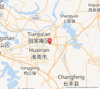 Map of Datong, Anhui