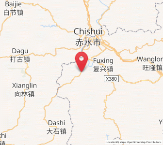 Map of Datong, Guizhou