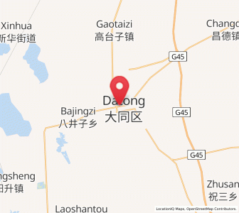 Map of Datong, Heilongjiang