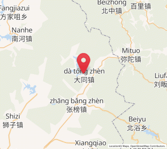 Map of Datong, Hubei