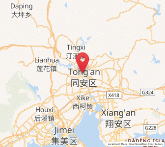 Map of Datong, Fujian