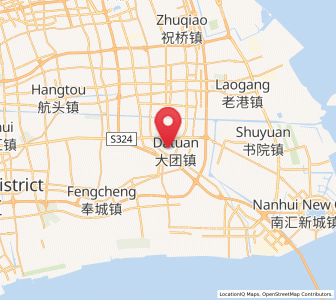 Map of Datuan, Shanghai