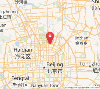 Map of Datun, Beijing