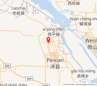 Map of Datun, Jiangsu