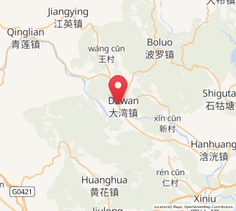 Map of Dawan, Guangdong