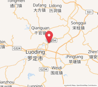 Map of Dawan, Guangdong